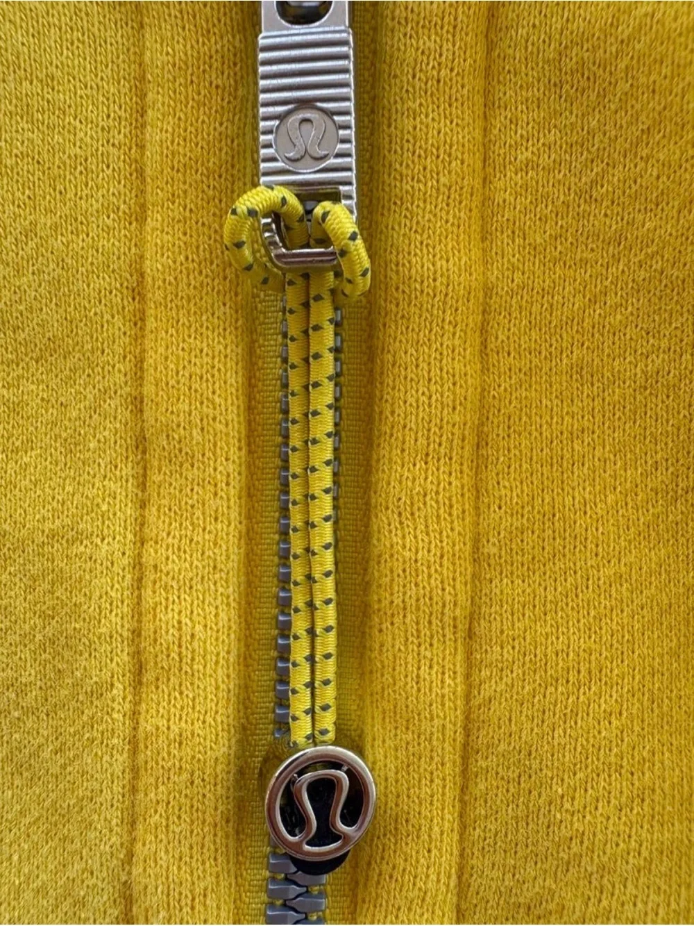 Lululemon Yellow Zip-Up scuba Hooded Jacket
